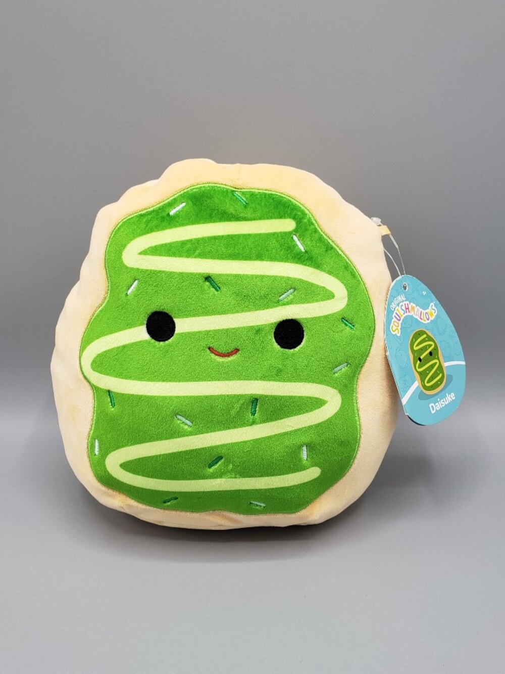 NWT Squishmallows Daisuke 8" Plush Green Matcha Donut Soft Toy 2024 Jazwares Tag